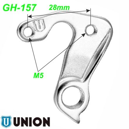 Ausfallende Schaltauge GH-157 Union Scott