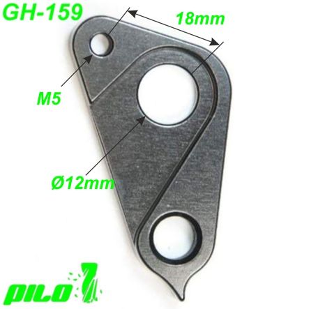 Ausfallende Schaltauge GH-159 CNC Pilo Specialized