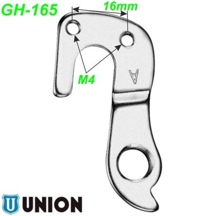 Ausfallende Schaltauge GH-165 Union Cube