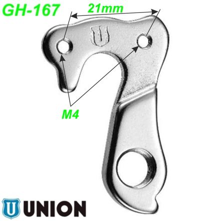 Ausfallende Schaltauge GH-167 Union Ghost Lapierre