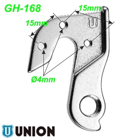 Ausfallende Schaltauge GH-168 Union Lapierre