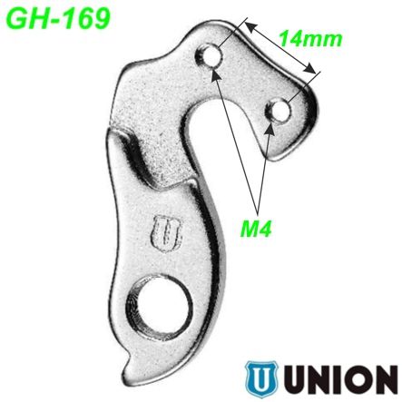 Ausfallende Schaltauge GH-169 Union Ghost