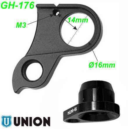 Ausfallende Schaltauge GH-176 M12x1.25 STD2020 Cube MTB X12 (18-05493/18-04754)