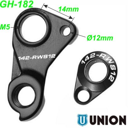 Ausfallende Schaltauge GH-182 Union Scott