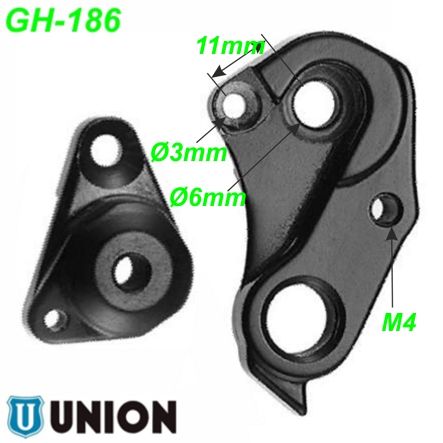 Ausfallende Schaltauge GH-186 Union Giant