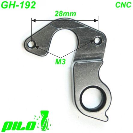 Ausfallende Schaltauge GH-192 CNC Pilo Cannondale