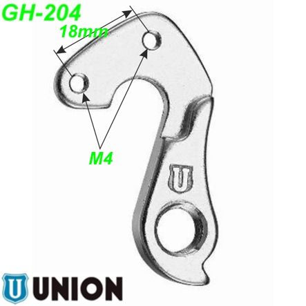 Ausfallende Schaltauge GH-204 Union Focus