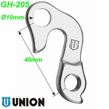 Ausfallende Schaltauge GH-205 Union Fuji