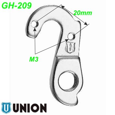 Ausfallende Schaltauge GH-209 Union Wilier