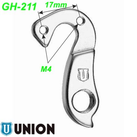 Ausfallende Schaltauge GH-211 Union BH Bulls