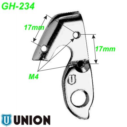 Ausfallende Schaltauge GH-234 Union Wilier
