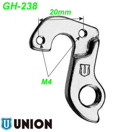 Ausfallende Schaltauge GH-238 Union Haibike