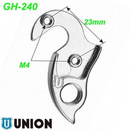 Ausfallende Schaltauge GH-240 Union Centurion Merida Wilier