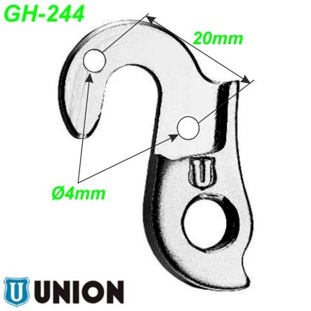 Ausfallende Schaltauge GH-244 Union Bulls Focus Raleigh