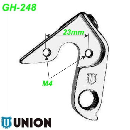 Ausfallende Schaltauge GH-248 Union KTM