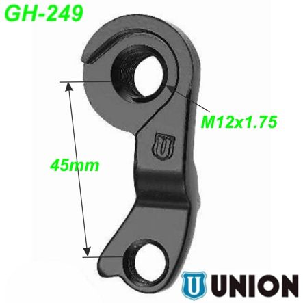 Ausfallende Schaltauge GH-249 Union Bulls