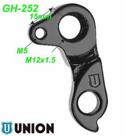 Ausfallende Schaltauge GH-252 Union Bulls