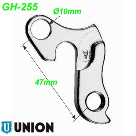 Ausfallende Schaltauge GH-255 Union Bulls