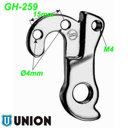 Ausfallende Schaltauge GH-259 Union Giant