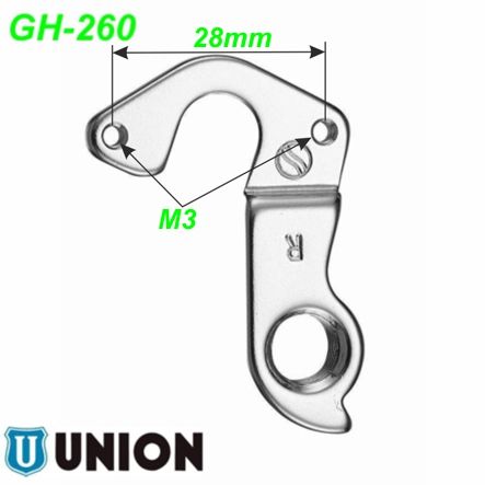 Ausfallende Schaltauge GH-260 Union Bulls Cannondale