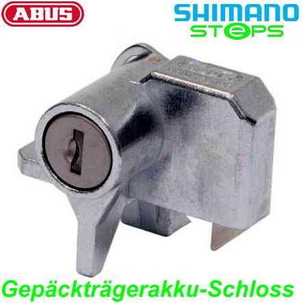 Abus Schloss RT1 für Gepäckträgerakku Shimano Steps