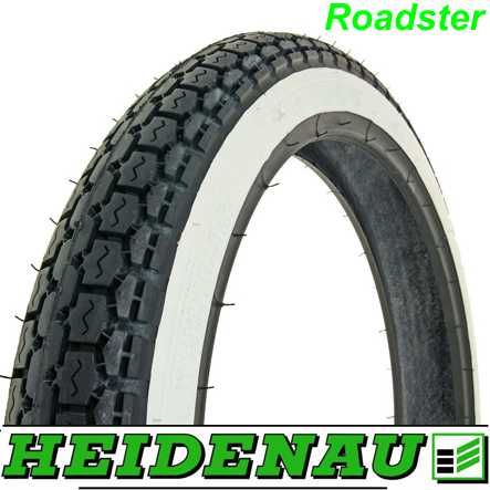 Heidenau Mofa Pneu Mofa 26 x 2.00 - 22 Weisswand Reinf Roadster Anlas