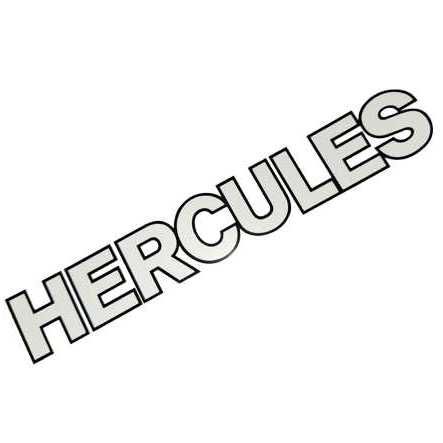 Abzug Kleber Hercules weiss per Stk. Original