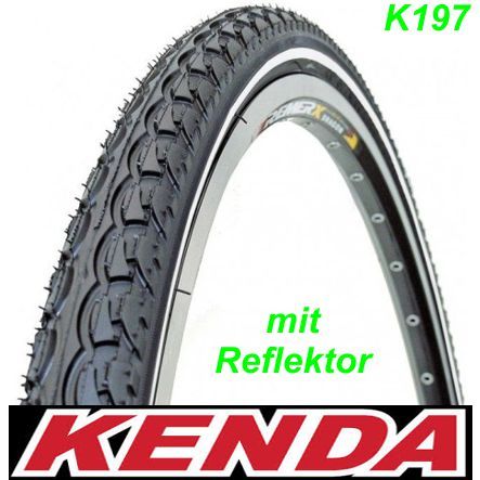 Kenda Pneu K-197 700x38C (40-622) schwarz Reflektor