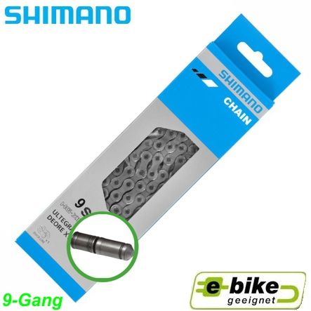 Shimano Kette E-Bike 9-G. CN-HG93 138 Glieder Box