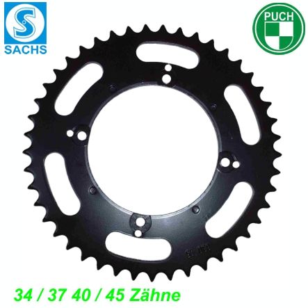 Mofa Kettenrad 630-34 Zähne gerade 4 Loch Ø 95 mm innen