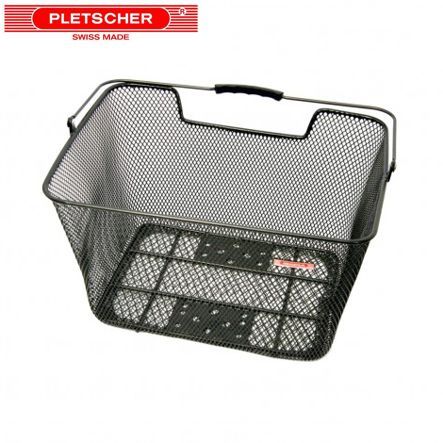 Pletscher Korb m/Bügel Pletscher mit 3-Punkte-Aufnahme schwarz (39x31x21)