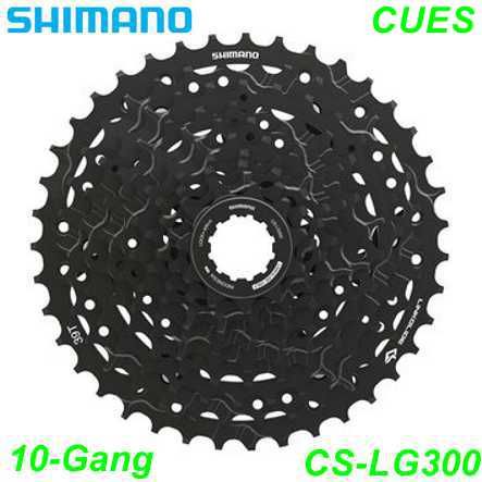 Shimano Kassette 10-G. CS-LG300 CUES 11-39 Zähne Linkglide Box
