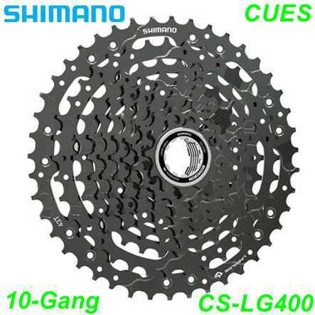 Shimano Kassette 10-G. CS-LG400 CUES 11-39 Zähne Linkglide Box