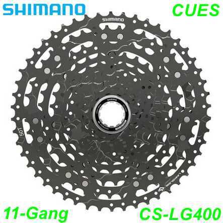 Shimano Kassette 11-G. CS-LG400 CUES 11-45 Zähne Linkglide Box