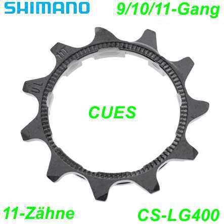 Shimano Kassettenritzel 9-G. 10-G. 11-G. CS-LG400 11 Zähne Y0RG9801T