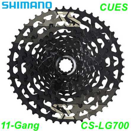 Shimano Kassette 11-G. CS-LG700 CUES 11-45 Zähne Linkglide Box