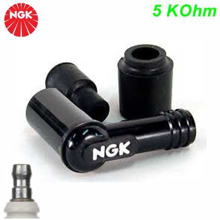 NGK Kerzenstecker LB05E entstört 5 kOhm KS (grosse Aufnahme)