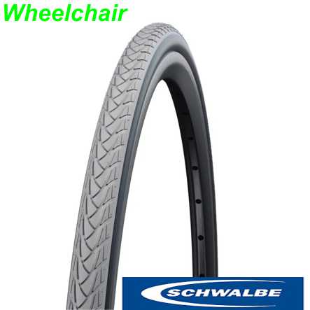 Schwalbe Reifen Wheelchair 24x1 3/8 (37-540) sw/grTSk 2gr SG GRC Perf