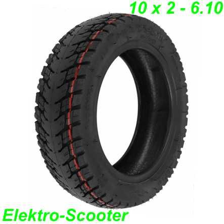 Pneu Reifen 10x2 - 6.10 Elektro E-Scooter schwarz