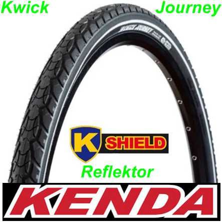 Kenda Pneu 26x1.95 (50-559) Kwick Journey Refl schwarz Pannenschutz