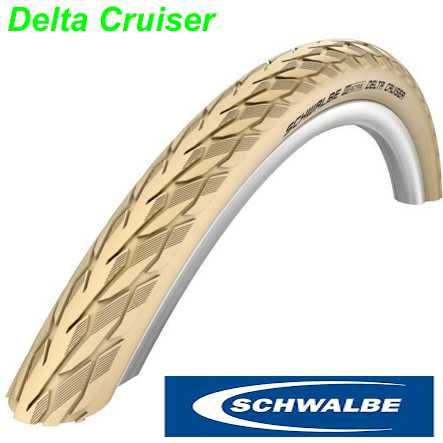 Schwalbe Pneu Delta Cruiser beige 700x35C / 28x1.40 (37-622) HS431