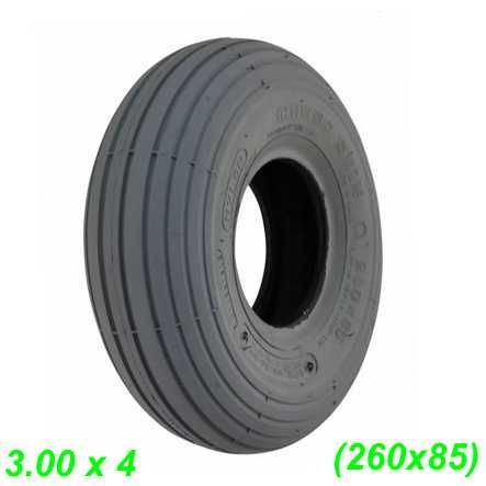 Sackkarren Pneu 3.00x4 (260x85) schwarz Längsprofil