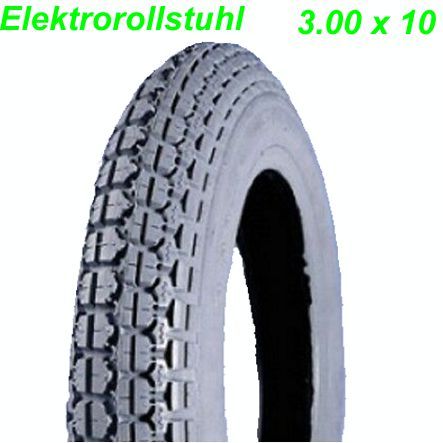 Elektrorollstuhl Pneu 3.00x10 grau C-131
