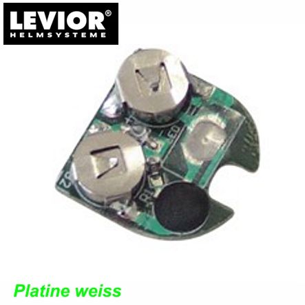 Platine weiss 1LED für Quick Safe Stirnlicht Helm LEVIOR