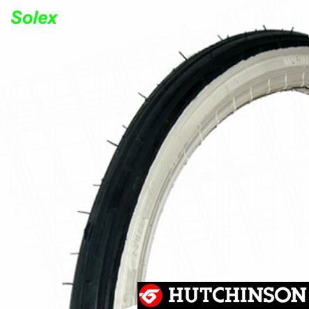 Hutchinson Mofa Pneu F-750 16 x 1 3/4 / 2.0 Solex Weisswand 2PR