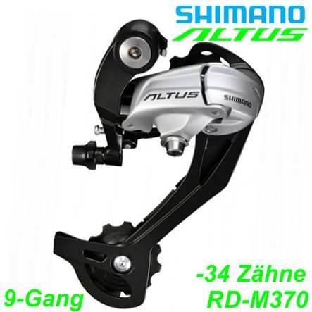 Shimano Wechsel 9-G. RD-M370 Altus silber Top-Nor. Direktmo. Box