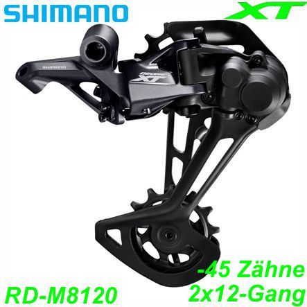 Shimano Wechsel 2x12-G. RD-M8120 SGS Deore XT Shadow bis 45 Zähne