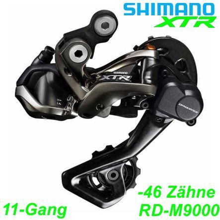 Shimano Wechsel 11-G. RD-M9000 XTR GS Shadow Top-Normal Direct Attachment Box
