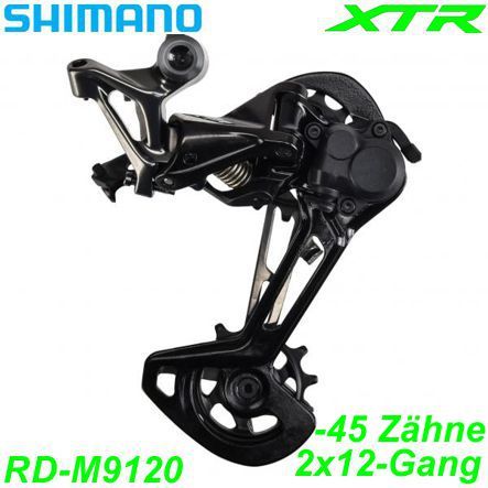 Shimano Wechsel 2x12-G. RD-M9120 SGS XTR Shadow bis 51 Zähne