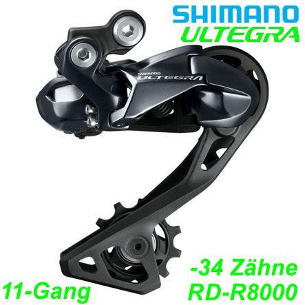 Shimano Wechsel 11-G. RD-R8000 Ultegra SS schwarz Direktmontage -30Zähne